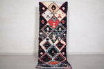 Runner boucherouite Moroccan rug 2.6 FT X 7.2 FT