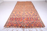 long hallway moroccan berber old rug - 6.2 FT X 13.9 FT