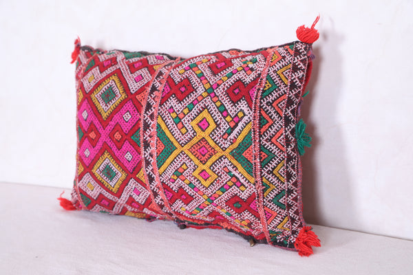 Moroccan handmade kilim pillow 12.5 INCHES X 18.1 INCHES