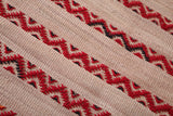 Flatwoven berber moroccan carpet - 5.8 FT X 8.9 FT