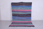 Handwoven Moroccan Rug 5.9 x 8.8 ft | Striped Tribal Design