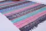 Handwoven Moroccan Rug 5.9 x 8.8 ft | Striped Tribal Design