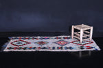 Runner colorful moroccan azilal carpet 2.9 FT X 6.1 FT