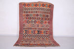 Colorful berber handmade moroccan rug - 5.5 FT X 9.4 FT