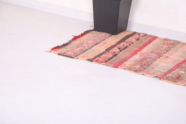 Flat Handwoven Berber Moroccan Carpet – 2.7 FT X 5.6 FT | Timeless Craftsmanship