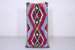 Colourful handmade moroccan berber rug 2.7 FT X 6.6 FT