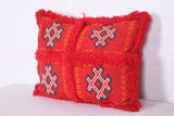 Moroccan handmade kilim pillow 14.1 INCHES X 18.5 INCHES