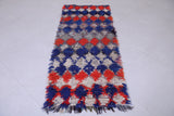 Colourful handmade moroccan berber runner rug  2.5 FT X 6.1 FT