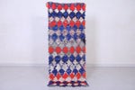 Colourful handmade moroccan berber runner rug  2.5 FT X 6.1 FT