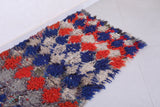 Colourful handmade moroccan berber runner rug  2.5 FT X 6.1 FT