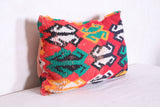 Moroccan handmade kilim pillow 12.2 INCHES X 19.6 INCHES