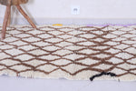 Vintage handmade moroccan berber rug 2.9 FT X 5.2 FT