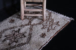 Runner Moroccan handmade azilal rug 2.3 FT X 6 FT