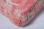 Handmade berber rug azilal pink pouf