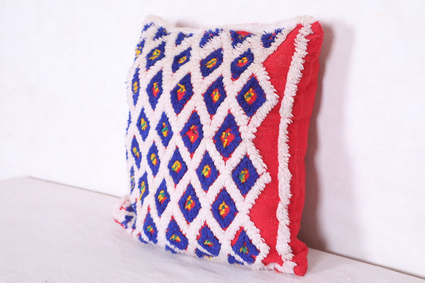 Moroccan handmade kilim pillow 12.5 INCHES X 14.1 INCHES