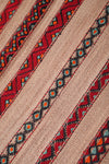 handmade hassira berber Moroccan rug - 6.2 FT X 8.2 FT