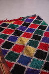 Boucherouite colorful fabulous rug 5 FT X 6.8 FT