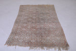 Vintage handmade moroccan berber rug 3.7 FT X 6.2 FT