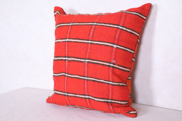 Moroccan handmade kilim pillow 17.3 INCHES X 18.8 INCHES
