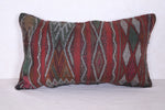 Moroccan handmade kilim pillow 13.7 INCHES X 22.4 INCHES
