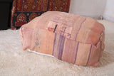 Moroccan berber rug kilim handmade old pouf