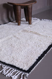 Moroccan handmade beni ourain rug 4.5 FT X 6.5 FT