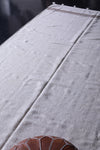 Hallway flatwoven berber moroccan rug - 5.8 FT X 11.2 FT