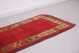 Handmade Moroccan hallway rug 3 FT X 7.2 FT