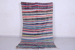 Vintage moroccan handwoven kilim 4.9 FT X 9.1 FT