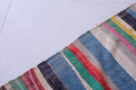 Vintage moroccan handwoven kilim 4.9 FT X 9.1 FT