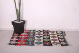 Boucherouite fabulous moroccan carpet 3 FT X 5.1 FT