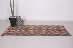 Colorful Runner azilal wool Moroccan rug 3 FT X 6.7 FT