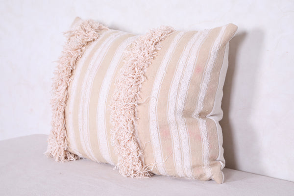 Moroccan handmade kilim pillow 16.1 INCHES X 22.8 INCHES