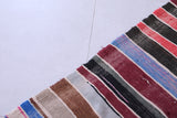 Vintage moroccan handwoven kilim 5.5 FT X 7.1 FT