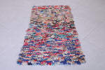 Colourful handmade moroccan berber rug 2.4 FT X 4.7 FT