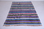 Vintage moroccan handwoven kilim 5.4 FT X 8.3 FT