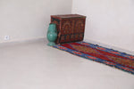 Moroccan Azilal hallway knotted rug 2.7 FT X 9.3 FT