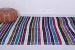 Vintage moroccan handwoven kilim 5.4 FT X 8.3 FT