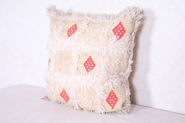 Moroccan handmade kilim pillow 18.1 INCHES X 18.1 INCHES