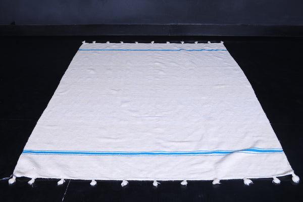 Square Berber Handmade Moroccan Rug - 5.8 FT X 7.4 FT