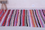 Vintage moroccan handwoven kilim 4.3 FT X 6.3 FT