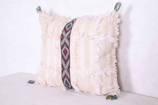 Moroccan handmade kilim pillow 16.1 INCHES X 18.1 INCHES