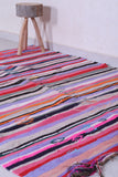 Vintage moroccan handwoven kilim 4.3 FT X 6.3 FT