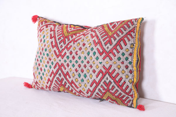 Moroccan handmade kilim pillow 14.5 INCHES X 22 INCHES