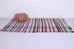 Vintage moroccan handwoven kilim 4.9 FT X 7.7 FT