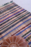 Vintage moroccan handwoven kilim 4.9 FT X 7.7 FT