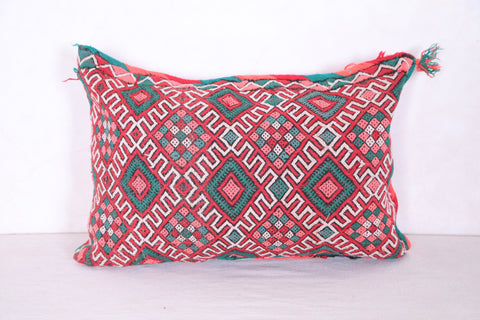 Moroccan handmade kilim pillow 13.7 INCHES X 19.6 INCHES