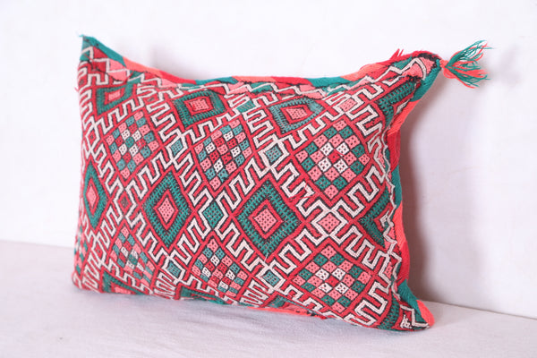 Moroccan handmade kilim pillow 13.7 INCHES X 19.6 INCHES
