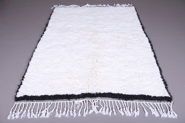 Moroccan handmade rug - 4.6x6.6 FT
