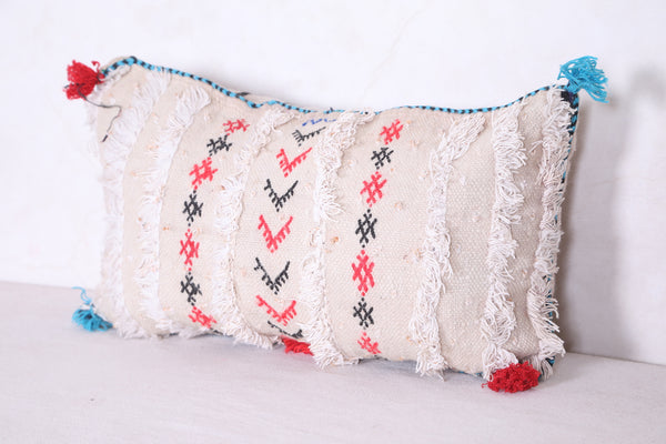 Moroccan handmade kilim pillow 11 INCHES X 18.5 INCHES